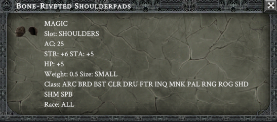BONE-RIVETED SHOULDERPADS item card